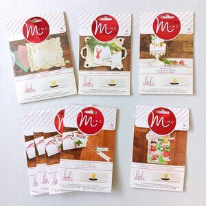 Lot of 8 Heidi Swapp American Crafts Minc Christmas/Holiday Items